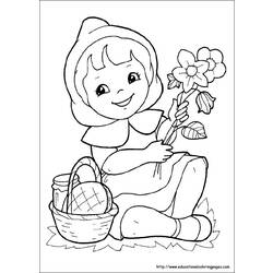 Раскраска: Красная Шапочка (мультфильмы) #49370 - Раскраски для печати
