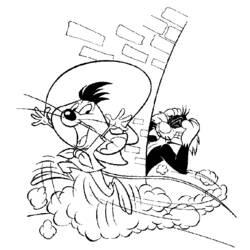 Раскраска: Looney Tunes (мультфильмы) #39170 - Бесплатные раскраски для печати