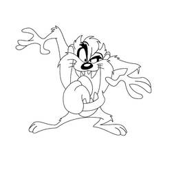 Раскраска: Looney Tunes (мультфильмы) #39197 - Бесплатные раскраски для печати