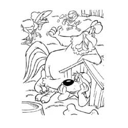 Раскраска: Looney Tunes (мультфильмы) #39206 - Бесплатные раскраски для печати