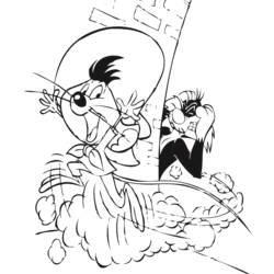 Раскраска: Looney Tunes (мультфильмы) #39207 - Бесплатные раскраски для печати