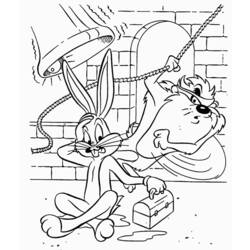 Раскраска: Looney Tunes (мультфильмы) #39214 - Бесплатные раскраски для печати