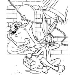 Раскраска: Looney Tunes (мультфильмы) #39215 - Бесплатные раскраски для печати