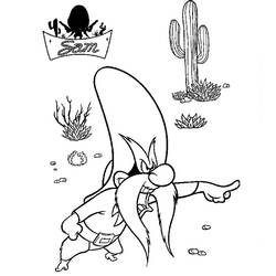 Раскраска: Looney Tunes (мультфильмы) #39230 - Бесплатные раскраски для печати