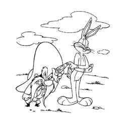Раскраска: Looney Tunes (мультфильмы) #39234 - Бесплатные раскраски для печати