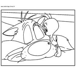 Раскраска: Looney Tunes (мультфильмы) #39302 - Бесплатные раскраски для печати