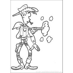 Раскраска: Счастливчик люк (мультфильмы) #25510 - Раскраски для печати