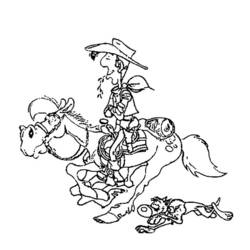 Раскраска: Счастливчик люк (мультфильмы) #25512 - Раскраски для печати