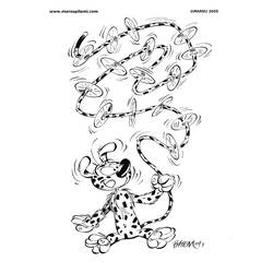 Раскраска: Marsupilami (мультфильмы) #50116 - Раскраски для печати