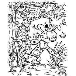 Раскраска: Marsupilami (мультфильмы) #50124 - Раскраски для печати