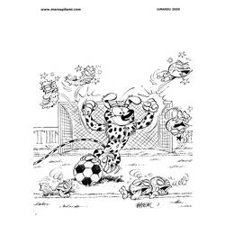 Раскраска: Marsupilami (мультфильмы) #50142 - Бесплатные раскраски для печати