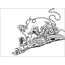 Раскраска: Marsupilami (мультфильмы) #50158 - Раскраски для печати