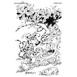 Раскраска: Marsupilami (мультфильмы) #50159 - Бесплатные раскраски для печати