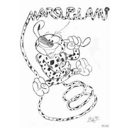 Раскраска: Marsupilami (мультфильмы) #50207 - Раскраски для печати