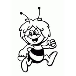 Раскраска: Майя пчела (мультфильмы) #28215 - Раскраски для печати