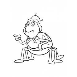 Раскраска: Майя пчела (мультфильмы) #28229 - Раскраски для печати