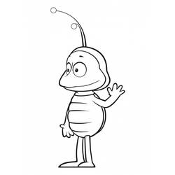 Раскраска: Майя пчела (мультфильмы) #28232 - Раскраски для печати