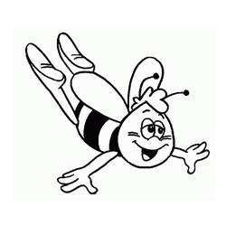 Раскраска: Майя пчела (мультфильмы) #28235 - Раскраски для печати