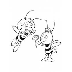 Раскраска: Майя пчела (мультфильмы) #28248 - Раскраски для печати