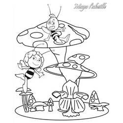 Раскраска: Майя пчела (мультфильмы) #28249 - Раскраски для печати
