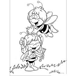 Раскраска: Майя пчела (мультфильмы) #28258 - Бесплатные раскраски для печати