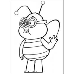 Раскраска: Майя пчела (мультфильмы) #28281 - Раскраски для печати