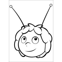 Раскраска: Майя пчела (мультфильмы) #28287 - Раскраски для печати