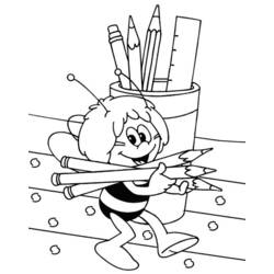 Раскраска: Майя пчела (мультфильмы) #28303 - Раскраски для печати