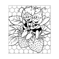 Раскраска: Майя пчела (мультфильмы) #28346 - Раскраски для печати