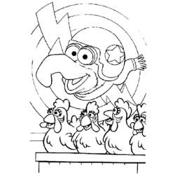Раскраска: Muppets (мультфильмы) #31874 - Раскраски для печати