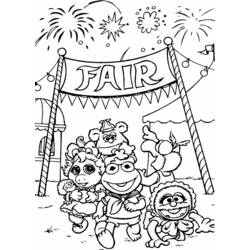 Раскраска: Muppets (мультфильмы) #31931 - Бесплатные раскраски для печати