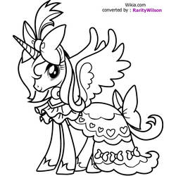 Раскраска: Маленький пони (мультфильмы) #41874 - Бесплатные раскраски для печати
