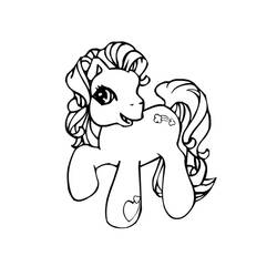 Раскраска: Маленький пони (мультфильмы) #41887 - Бесплатные раскраски для печати