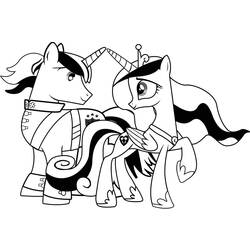 Раскраска: Маленький пони (мультфильмы) #41888 - Бесплатные раскраски для печати