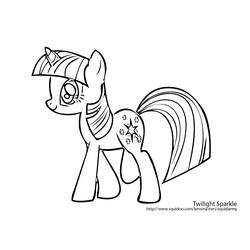 Раскраска: Маленький пони (мультфильмы) #41894 - Бесплатные раскраски для печати
