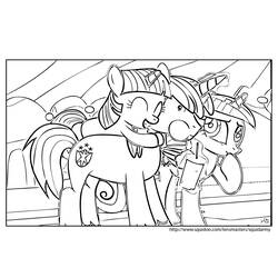 Раскраска: Маленький пони (мультфильмы) #41899 - Бесплатные раскраски для печати