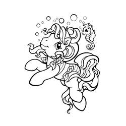 Раскраска: Маленький пони (мультфильмы) #41905 - Бесплатные раскраски для печати