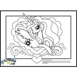 Раскраска: Маленький пони (мультфильмы) #41911 - Бесплатные раскраски для печати