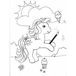 Раскраска: Маленький пони (мультфильмы) #41913 - Бесплатные раскраски для печати