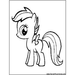 Раскраска: Маленький пони (мультфильмы) #41929 - Раскраски для печати