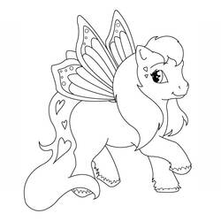 Раскраска: Маленький пони (мультфильмы) #41935 - Бесплатные раскраски для печати