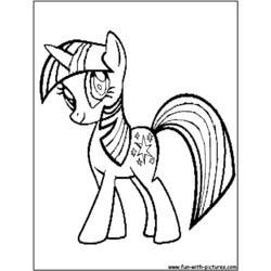 Раскраска: Маленький пони (мультфильмы) #41946 - Бесплатные раскраски для печати