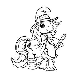 Раскраска: Маленький пони (мультфильмы) #41956 - Бесплатные раскраски для печати