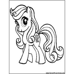 Раскраска: Маленький пони (мультфильмы) #41999 - Бесплатные раскраски для печати