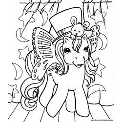 Раскраска: Маленький пони (мультфильмы) #42003 - Бесплатные раскраски для печати
