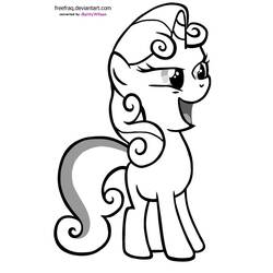 Раскраска: Маленький пони (мультфильмы) #42021 - Бесплатные раскраски для печати
