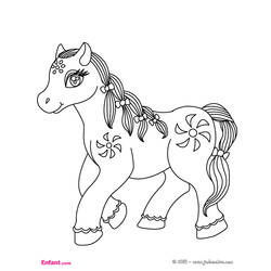 Раскраска: Маленький пони (мультфильмы) #42040 - Бесплатные раскраски для печати