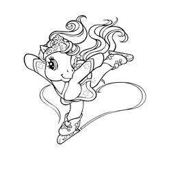 Раскраска: Маленький пони (мультфильмы) #42041 - Бесплатные раскраски для печати
