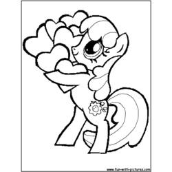 Раскраска: Маленький пони (мультфильмы) #42050 - Бесплатные раскраски для печати