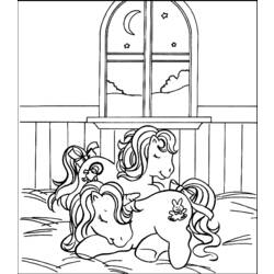 Раскраска: Маленький пони (мультфильмы) #42051 - Бесплатные раскраски для печати
